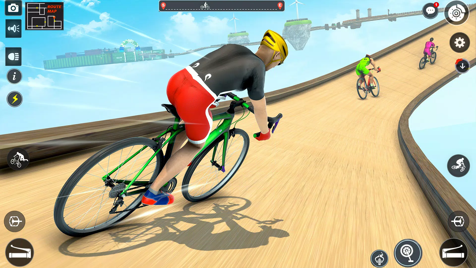 BMX Cycle Stunt Game 3D Captura de pantalla 2