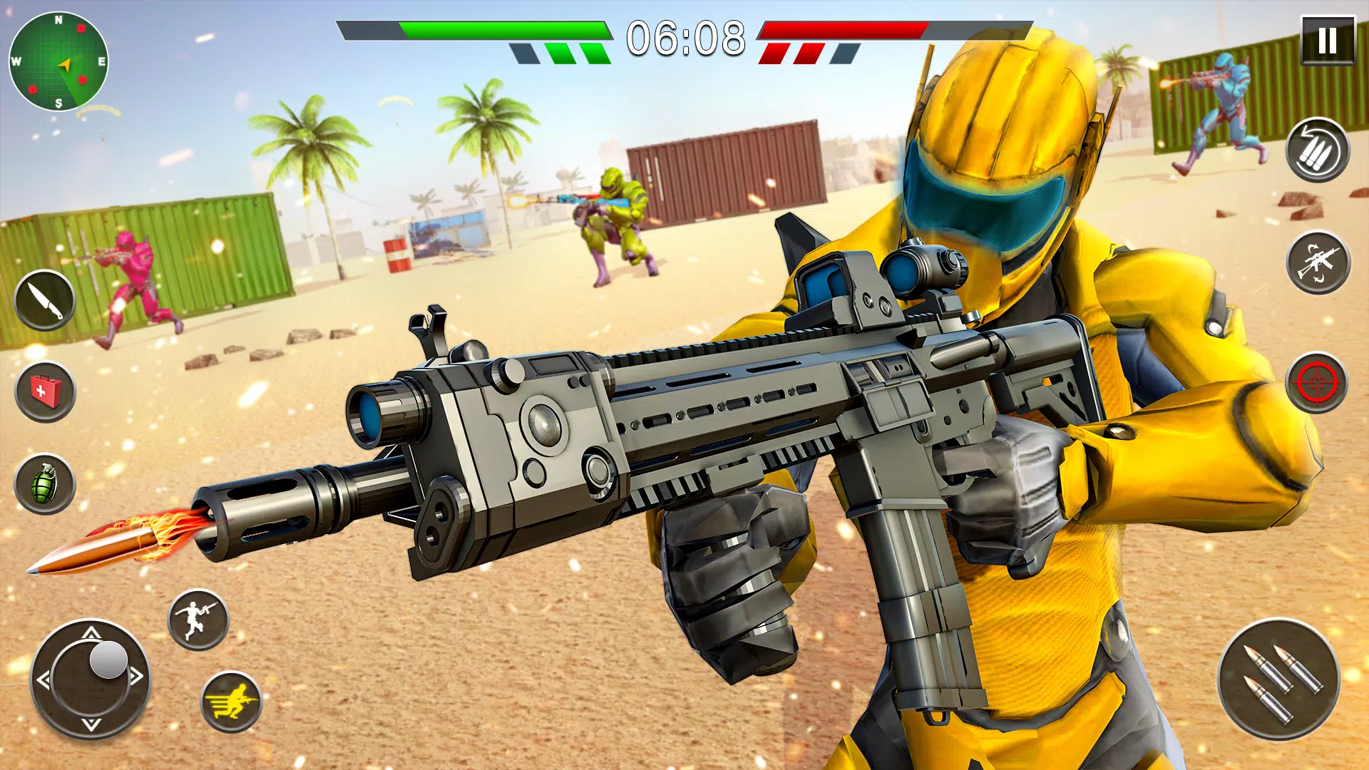 Robot Gun Battle: Offline FPS Tangkapan skrin 1