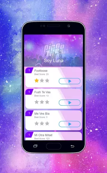 Piano Tiles - Soy Luna Girls Game Captura de pantalla 2