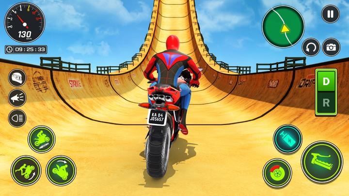 Superhero Bike Stunt Games GT स्क्रीनशॉट 2