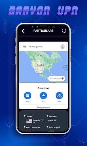 Baryonvpn Zrzut ekranu 2