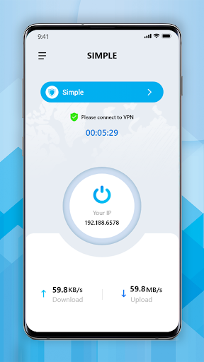 Simple VPN Master Captura de pantalla 1