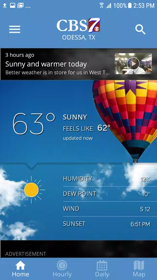 CBS7 Weather Captura de tela 1