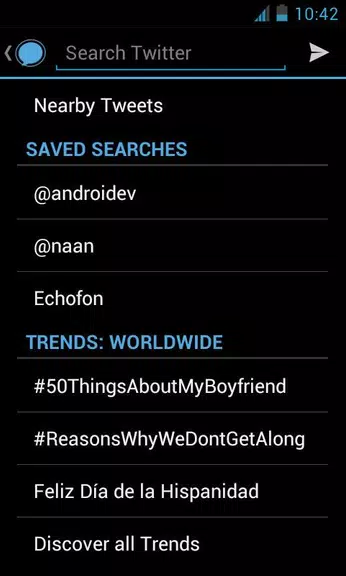 Echofon for Twitter Zrzut ekranu 3