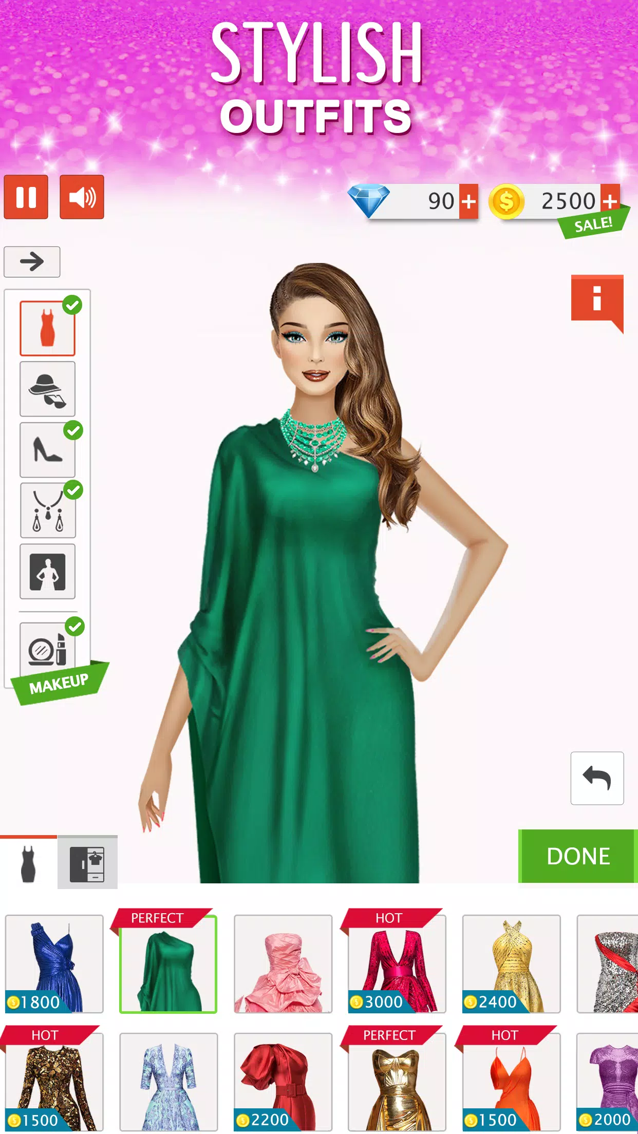 Fashion Stylist: Dress Up Game Tangkapan skrin 2