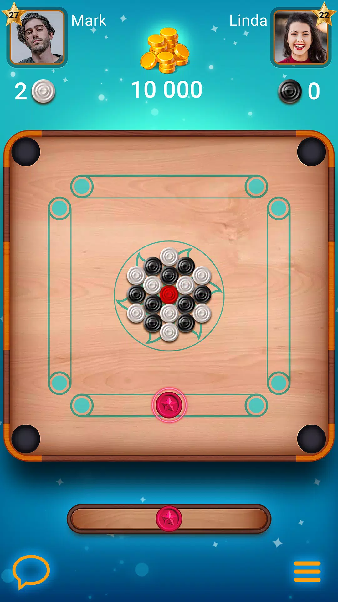 Carrom Lure - Disc pool game स्क्रीनशॉट 3