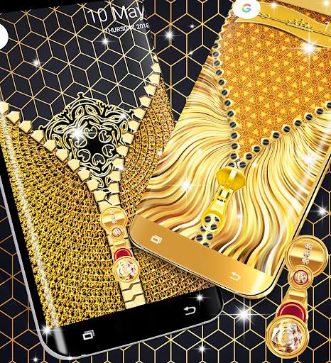 Gold lock screen ဖန်သားပြင်ဓာတ်ပုံ 1