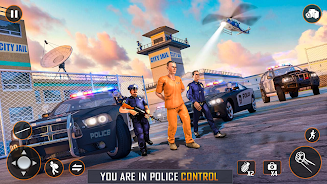Jail Prison Police Car Chase ဖန်သားပြင်ဓာတ်ပုံ 2