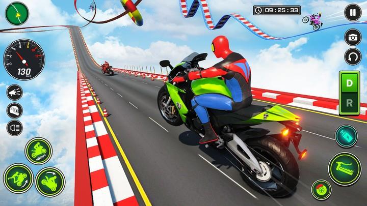 Superhero Bike Stunt Games GT स्क्रीनशॉट 4