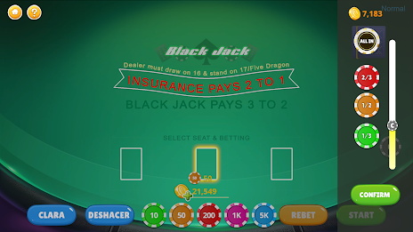 Blackjack - Casino World Schermafbeelding 2