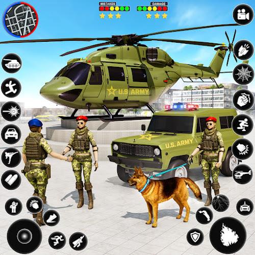 Army Transport Vehicles Games Captura de pantalla 1