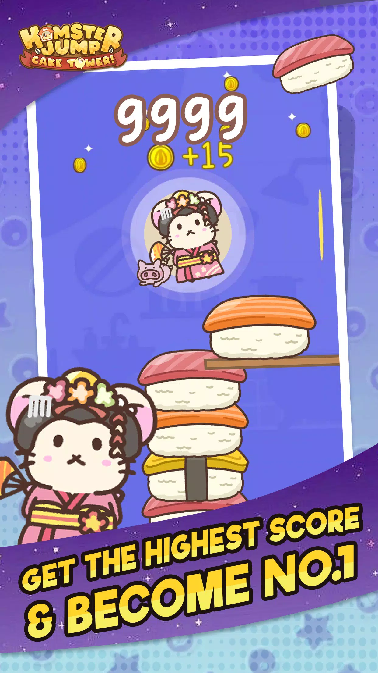 Hamster Jump: Cake Tower! Capture d'écran 2