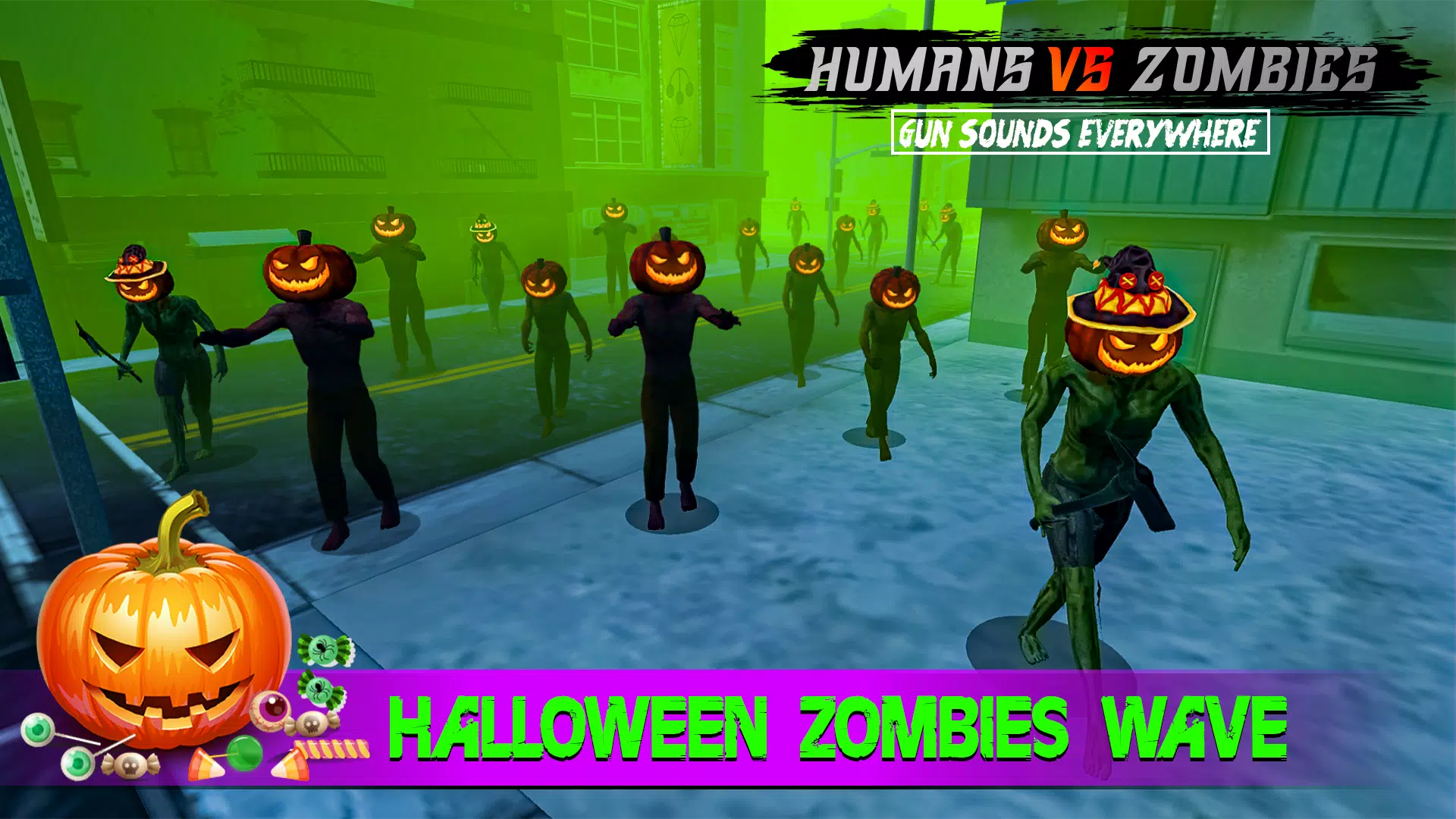 Human Vs Zombies Shooting Screenshot 1