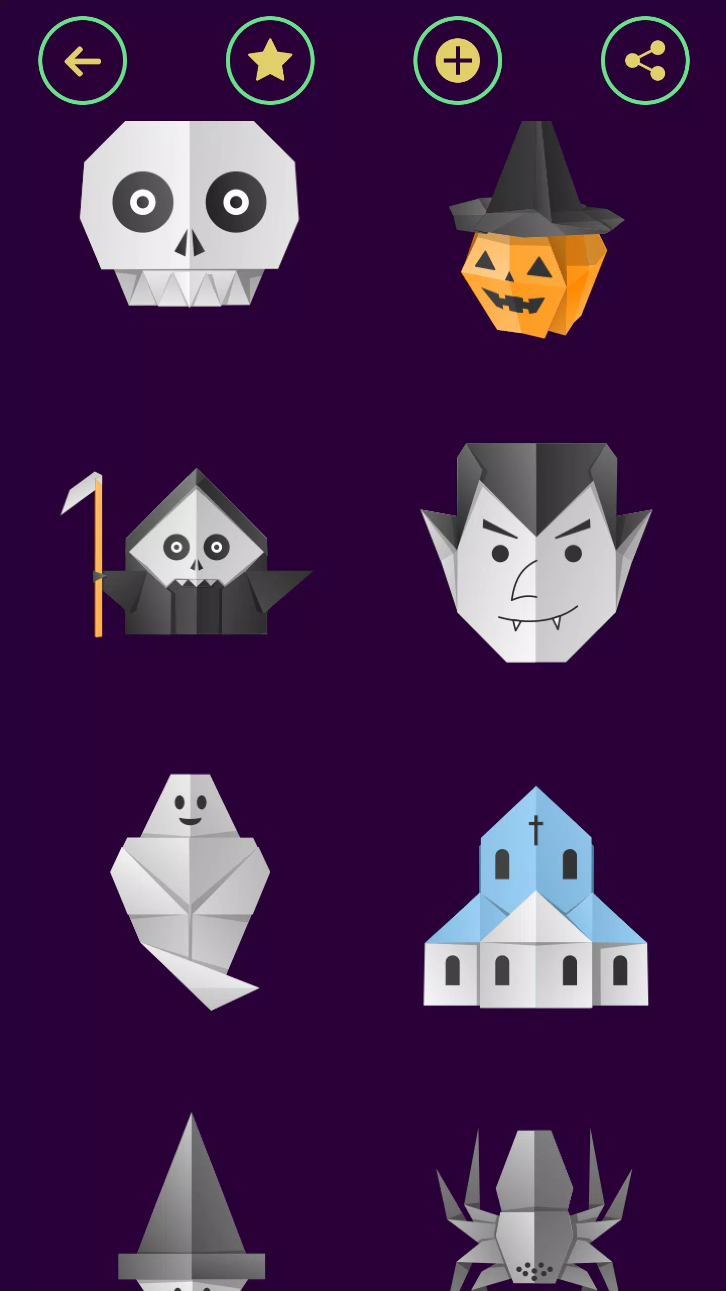 Origami Halloween スクリーンショット 4