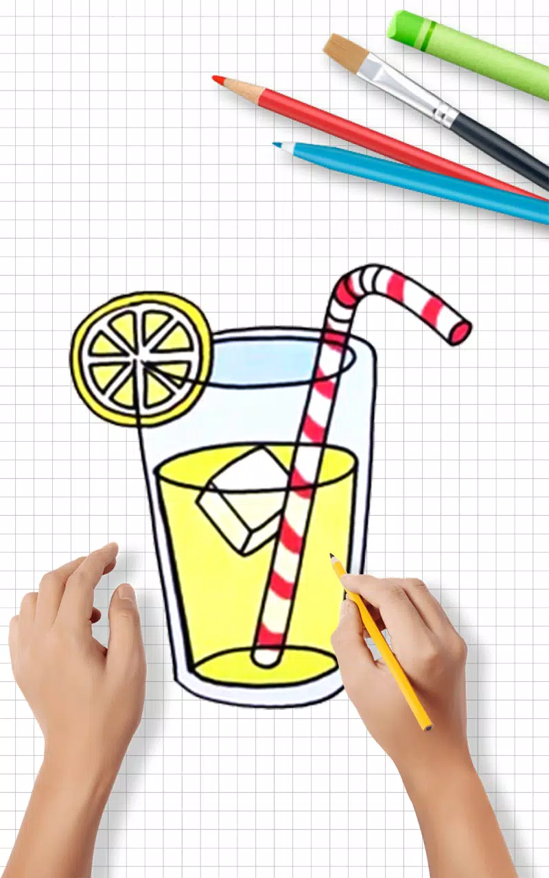 Draw Cute Drinks Captura de tela 2