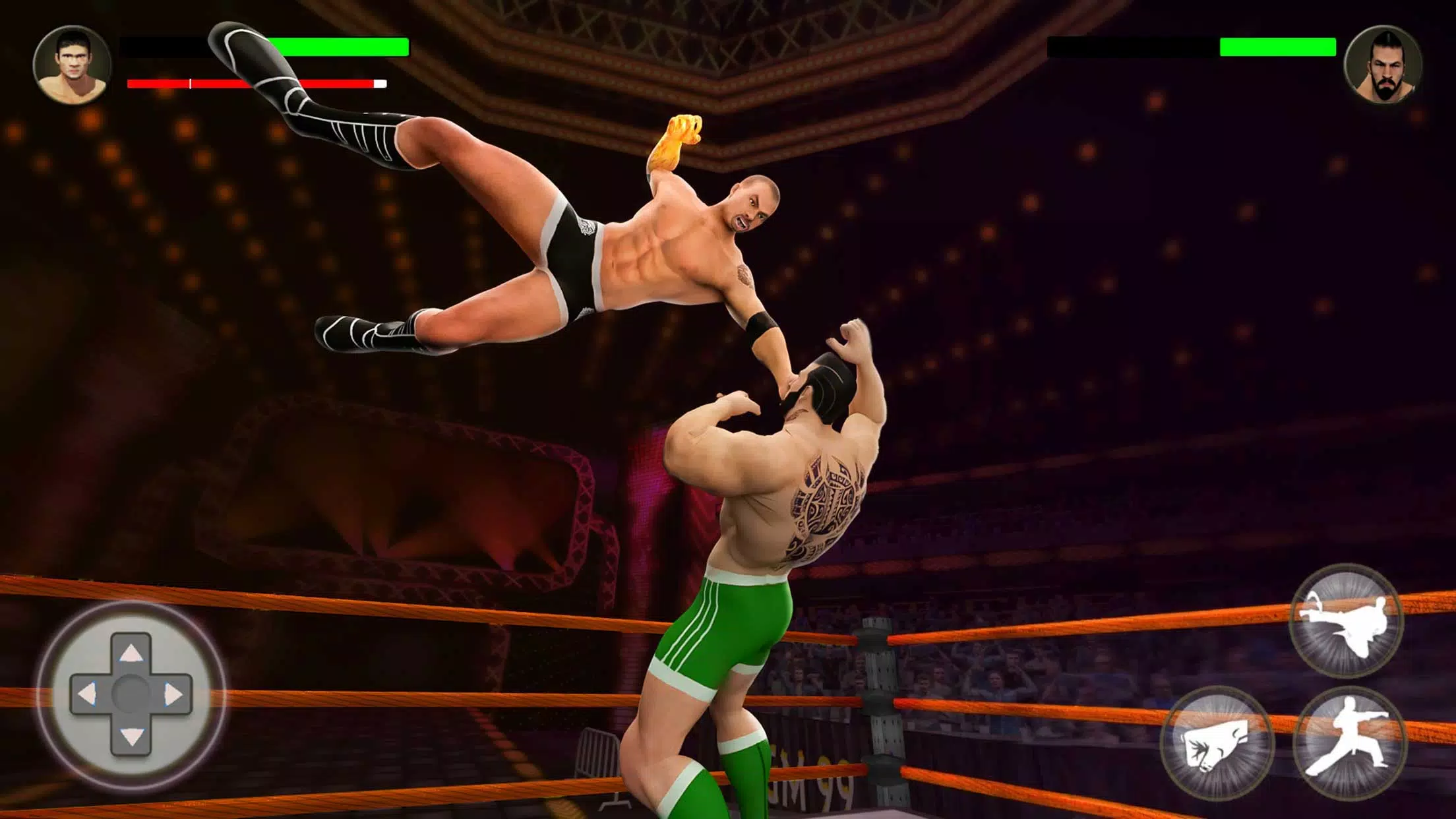 PRO Wrestling Fighting Game Скриншот 1