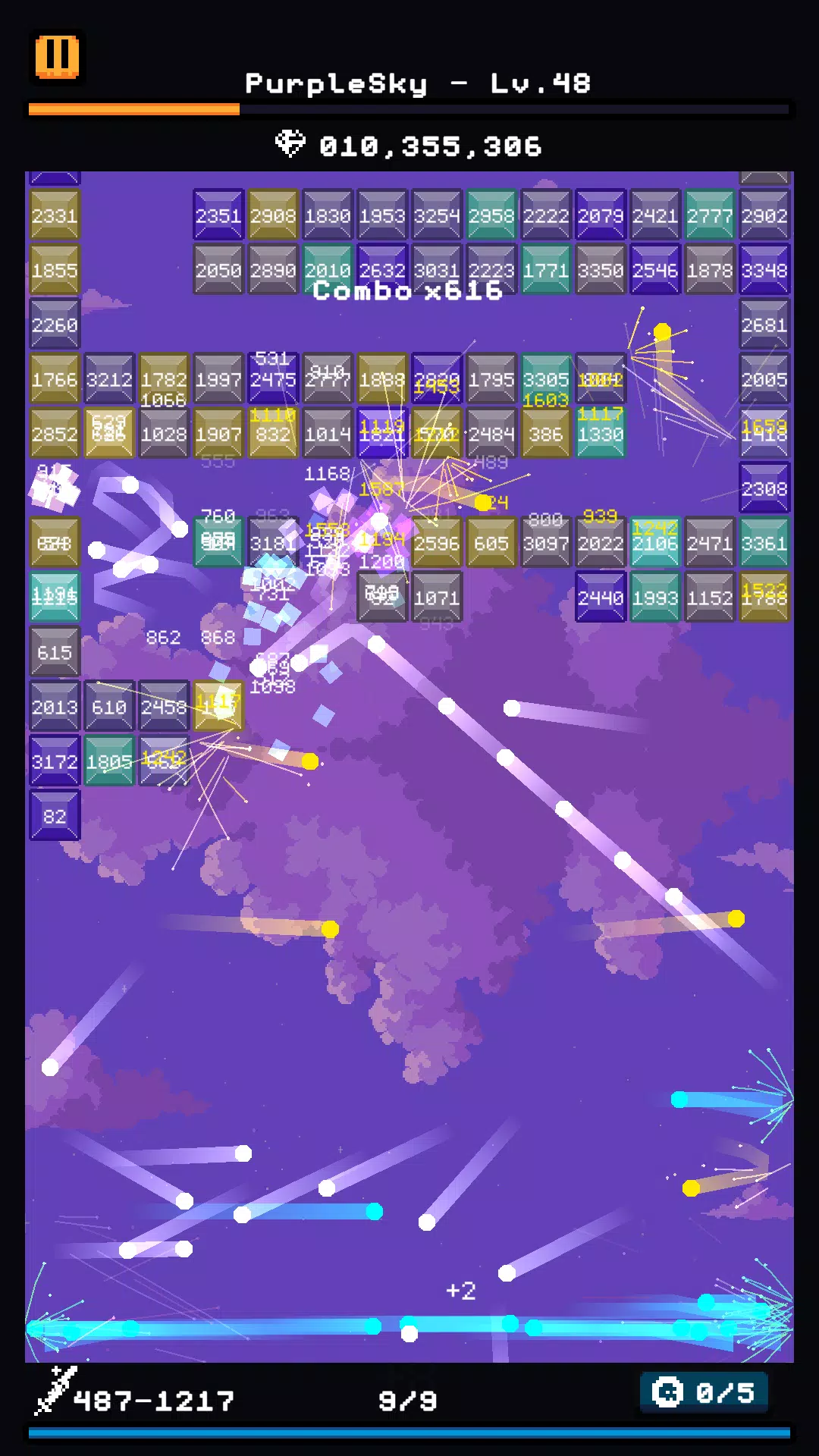 Break Brick Adventure: Skyward ဖန်သားပြင်ဓာတ်ပုံ 2