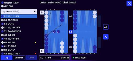 Backgammon Galaxy स्क्रीनशॉट 2