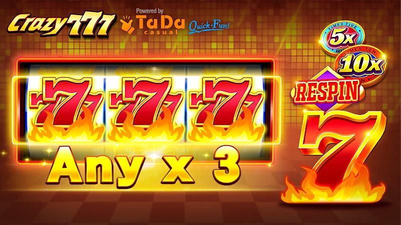 Crazy 777 Slot-TaDa Games Zrzut ekranu 1