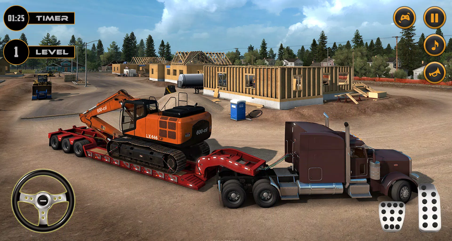 Real Excavator Simulator Games 스크린샷 2