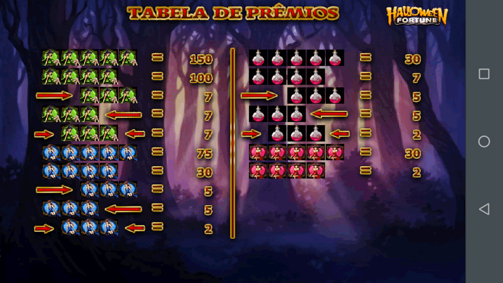 Halloween Fortune Caça Níquel 스크린샷 4