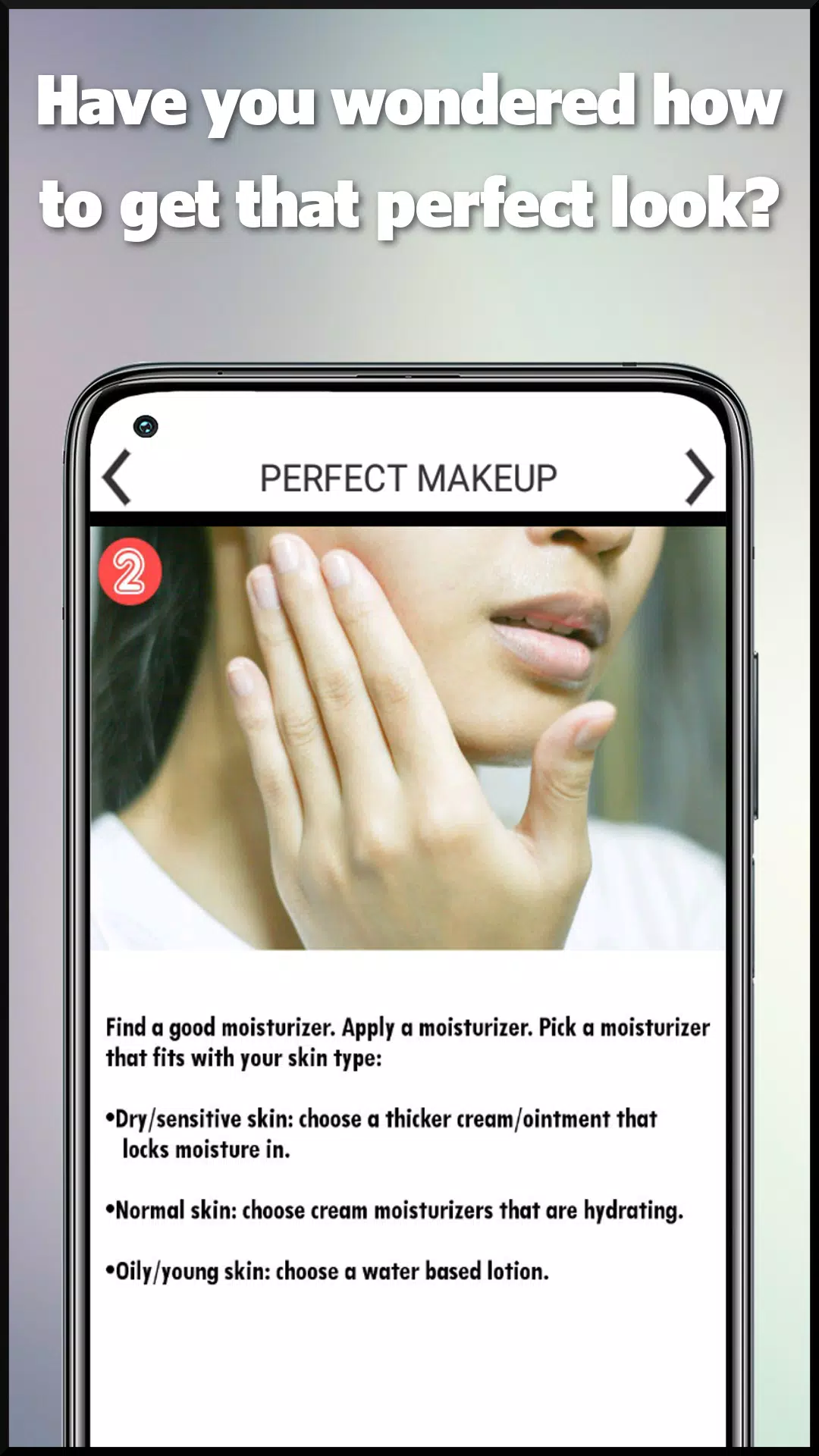 Makeup guide Captura de tela 2