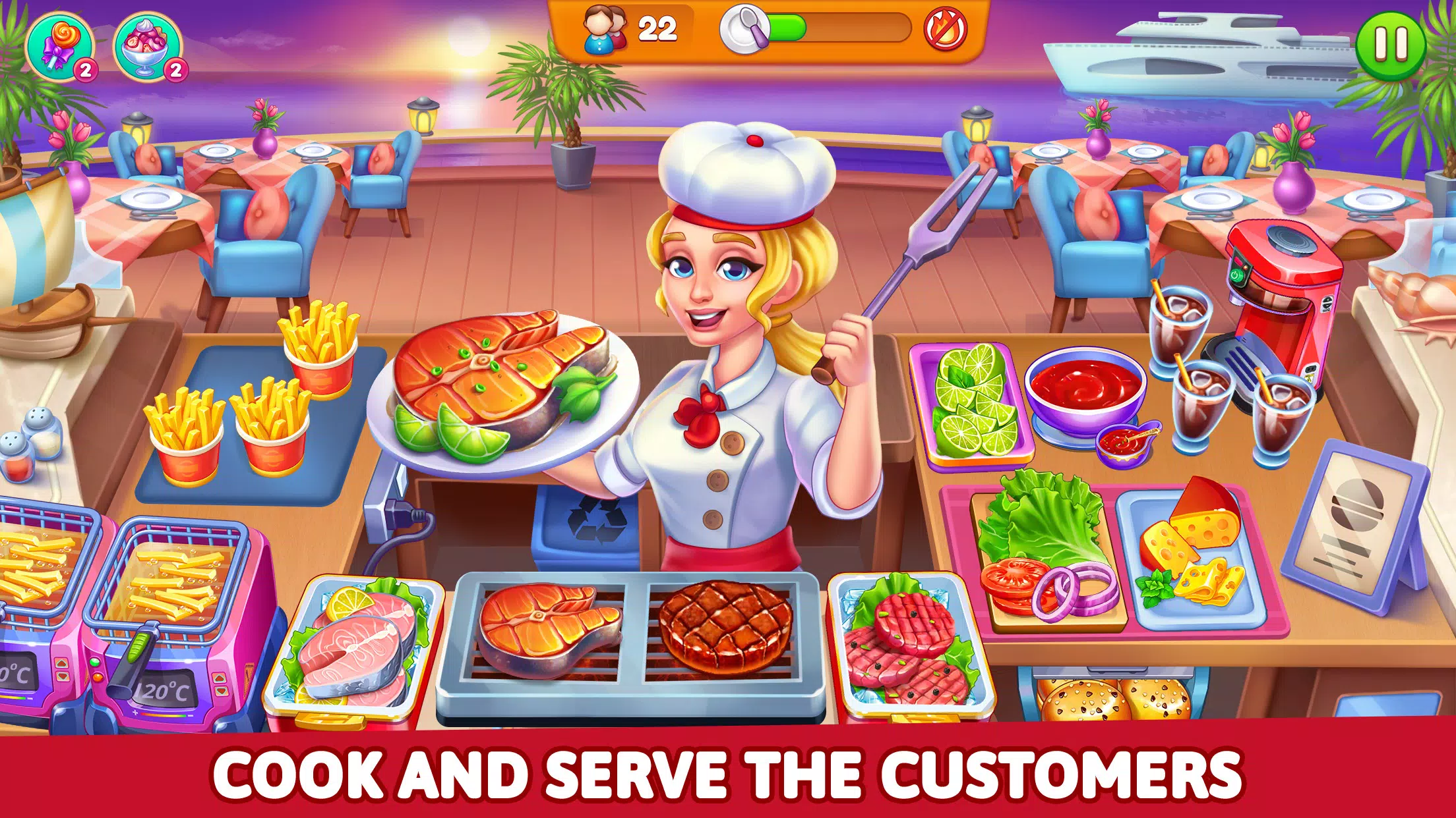 Cooking Restaurant Food Games Capture d'écran 3