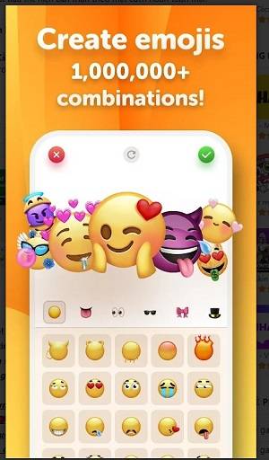 Emoji Up genmoji maker sticker স্ক্রিনশট 2