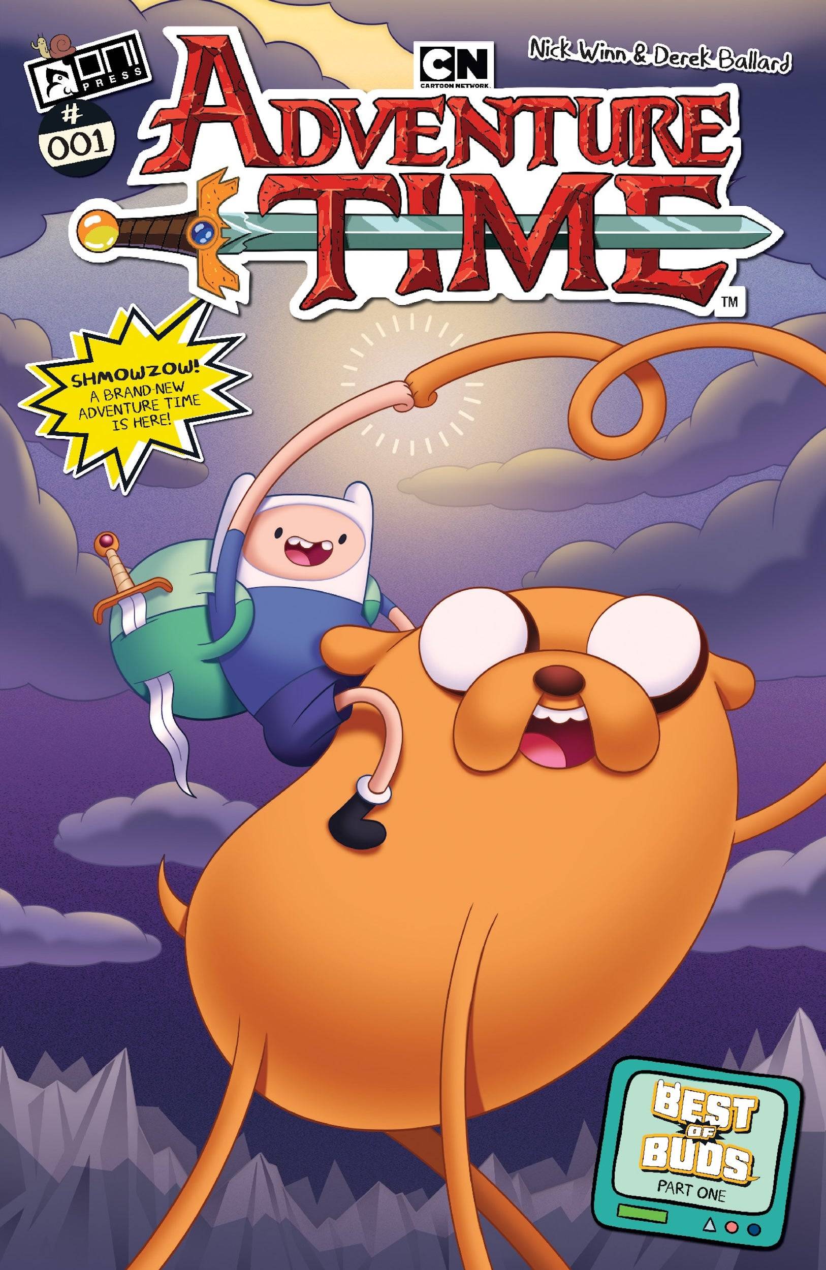 Adventure Time comic cover art