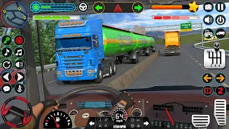 Oil Tanker Truck Driving Games應用截圖第2張