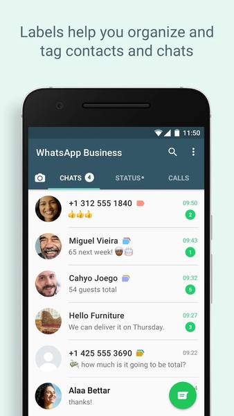 WhatsApp Business スクリーンショット 3