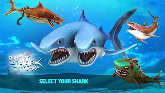 Double Head Shark Attack PVP Captura de pantalla 2