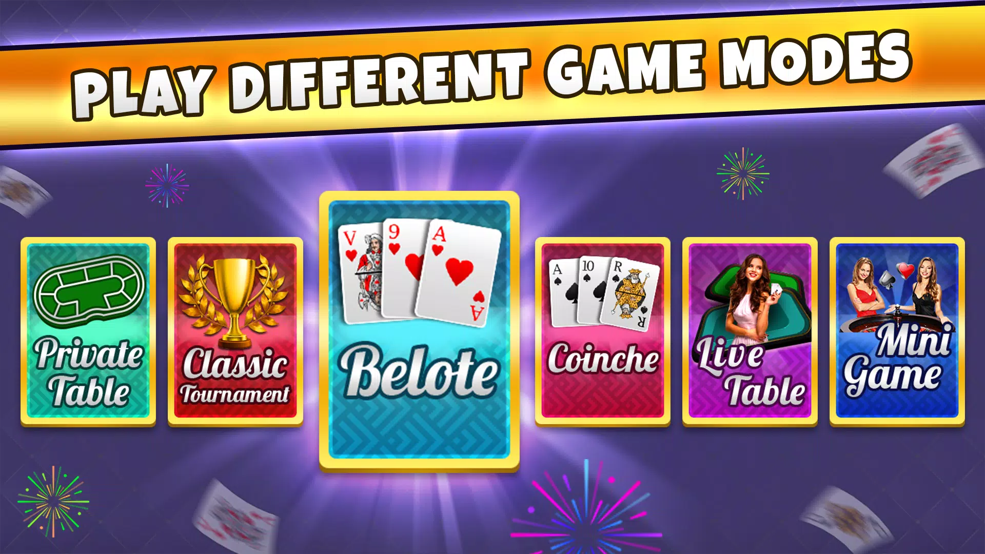 Belote Coinche Online game 스크린샷 1