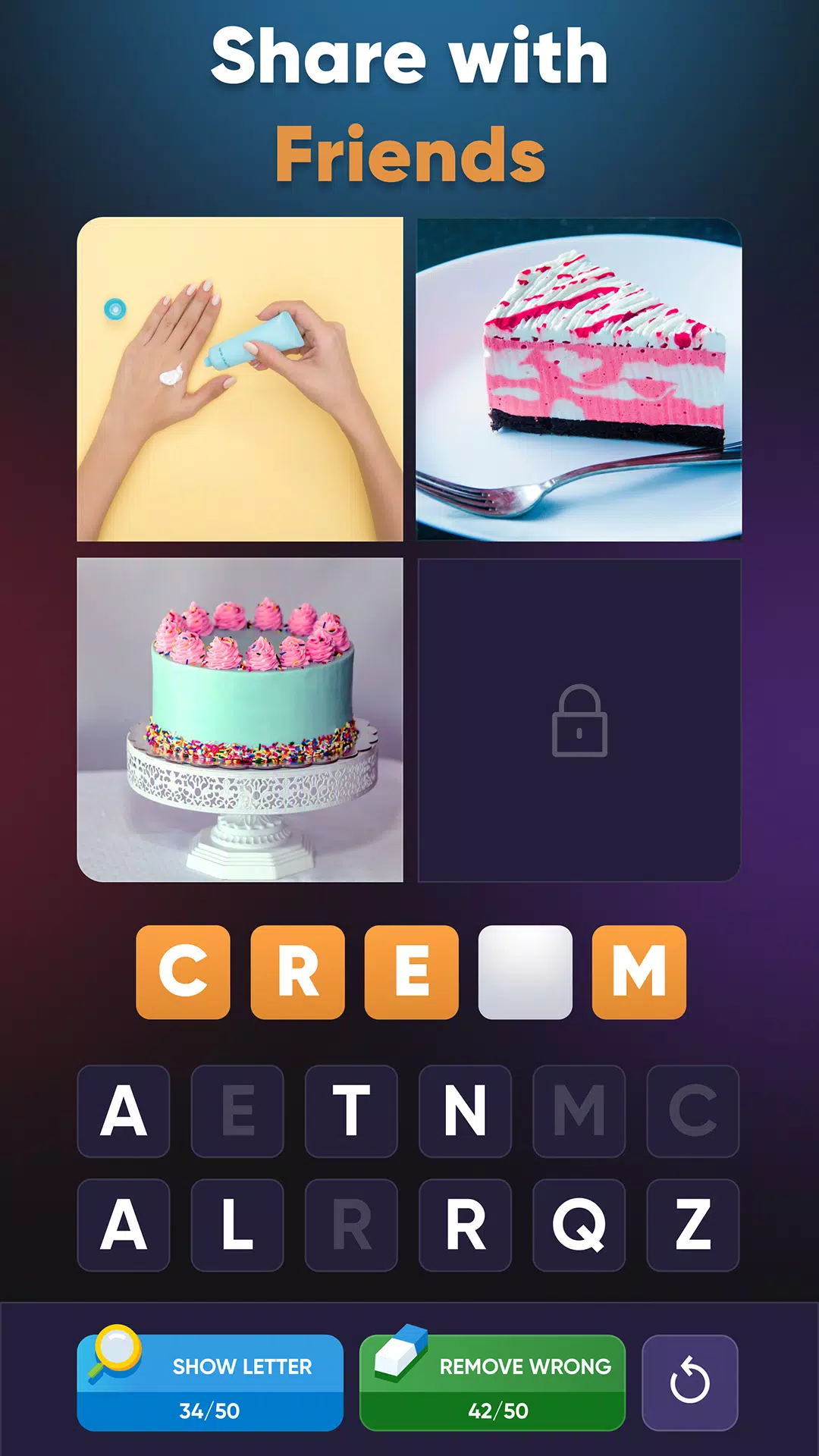 4 Pics Association Word Puzzle Screenshot 3