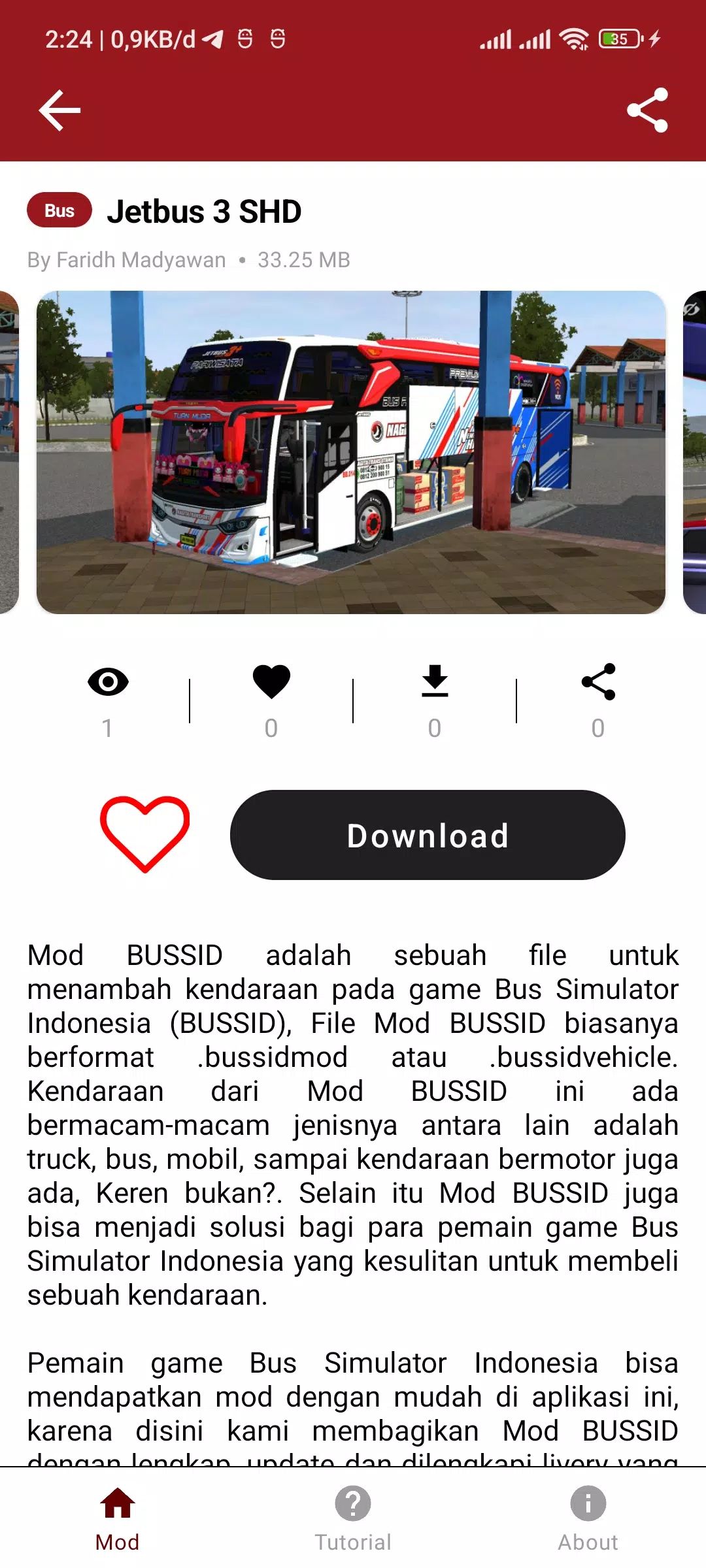 Mod Bus Simulator Basuri 스크린샷 4