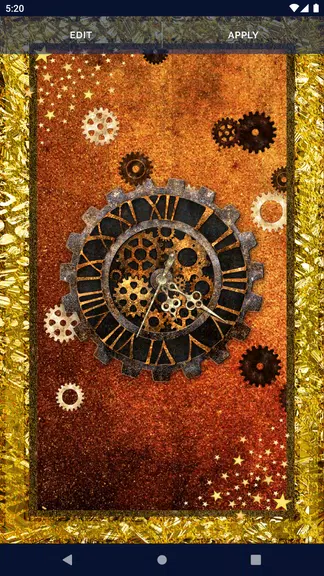 Steampunk Clock Wallpaper应用截图第3张