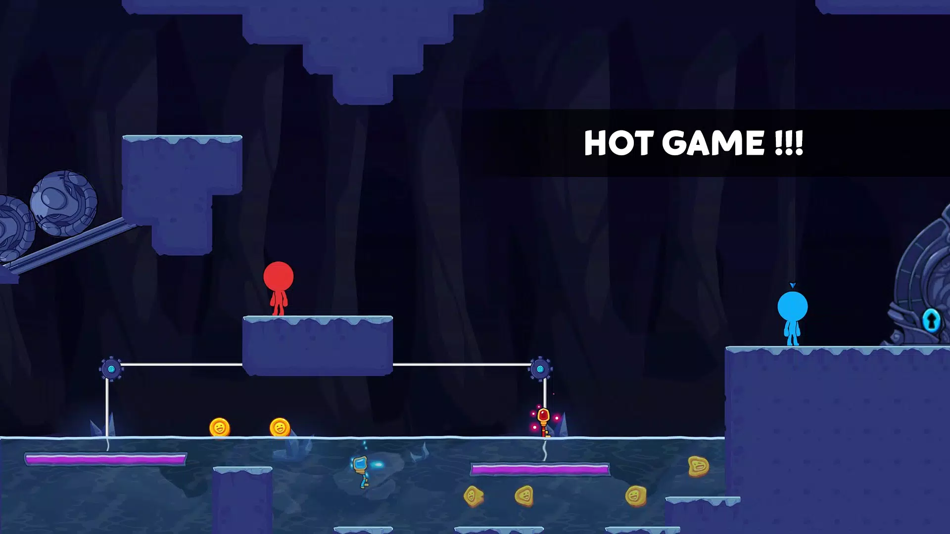 Stick World: Red Blue Journey Screenshot 4