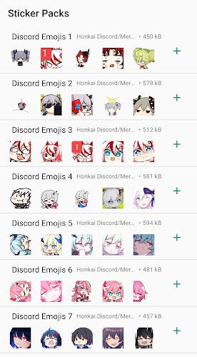 Honkai Whatsapp Stickers Capture d'écran 1