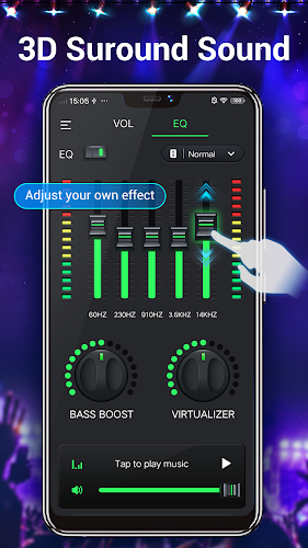 Equalizer & Bass Booster,Music ဖန်သားပြင်ဓာတ်ပုံ 2