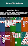 550+ Card Games Solitaire Pack Captura de tela 2