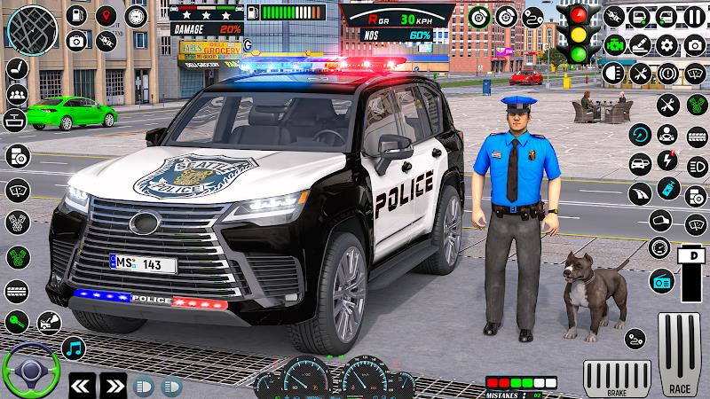 US Police Car Parking - King Captura de pantalla 1