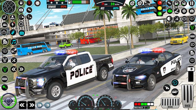 US Police Car Parking - King Captura de pantalla 4