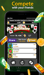 Solitaire - Make Money Capture d'écran 1