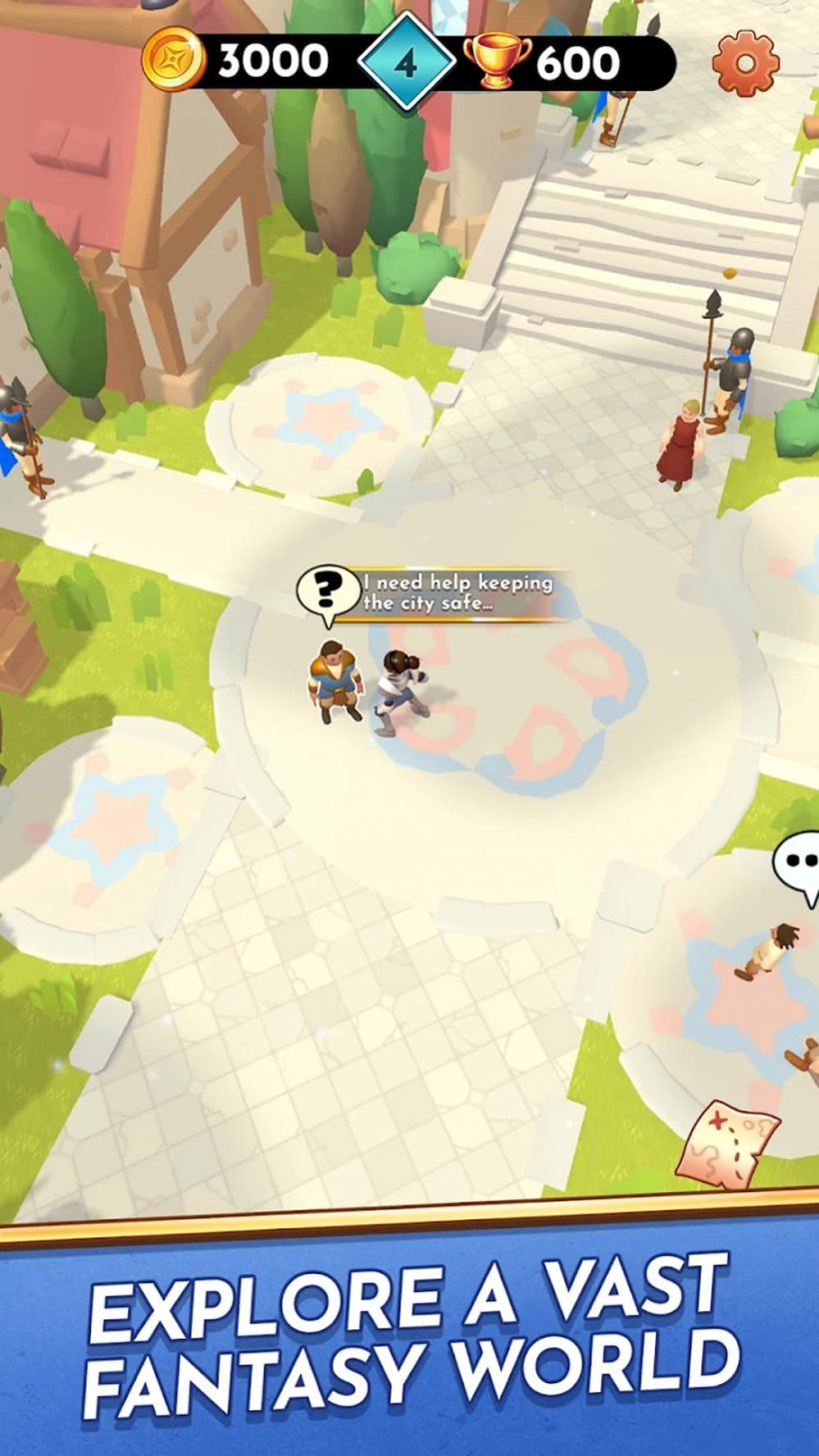 Capture d'écran de la saga Mistland