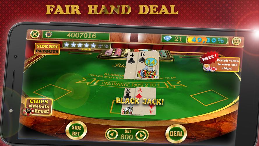 Blackjack 21 Pro Screenshot 1