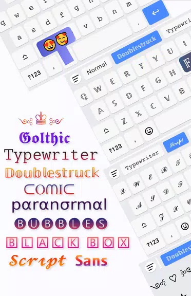 Fonts Aa - Keyboard Fonts Art スクリーンショット 1