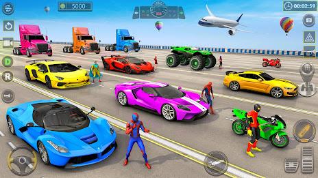 Superhero Game: Ramp Car Stunt应用截图第4张