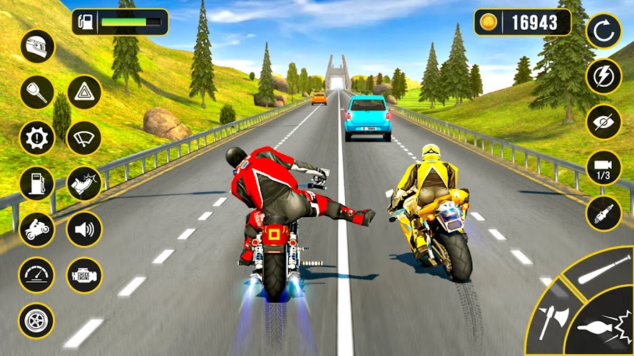 Schermata Moto Attack - Bike Racing Game 4