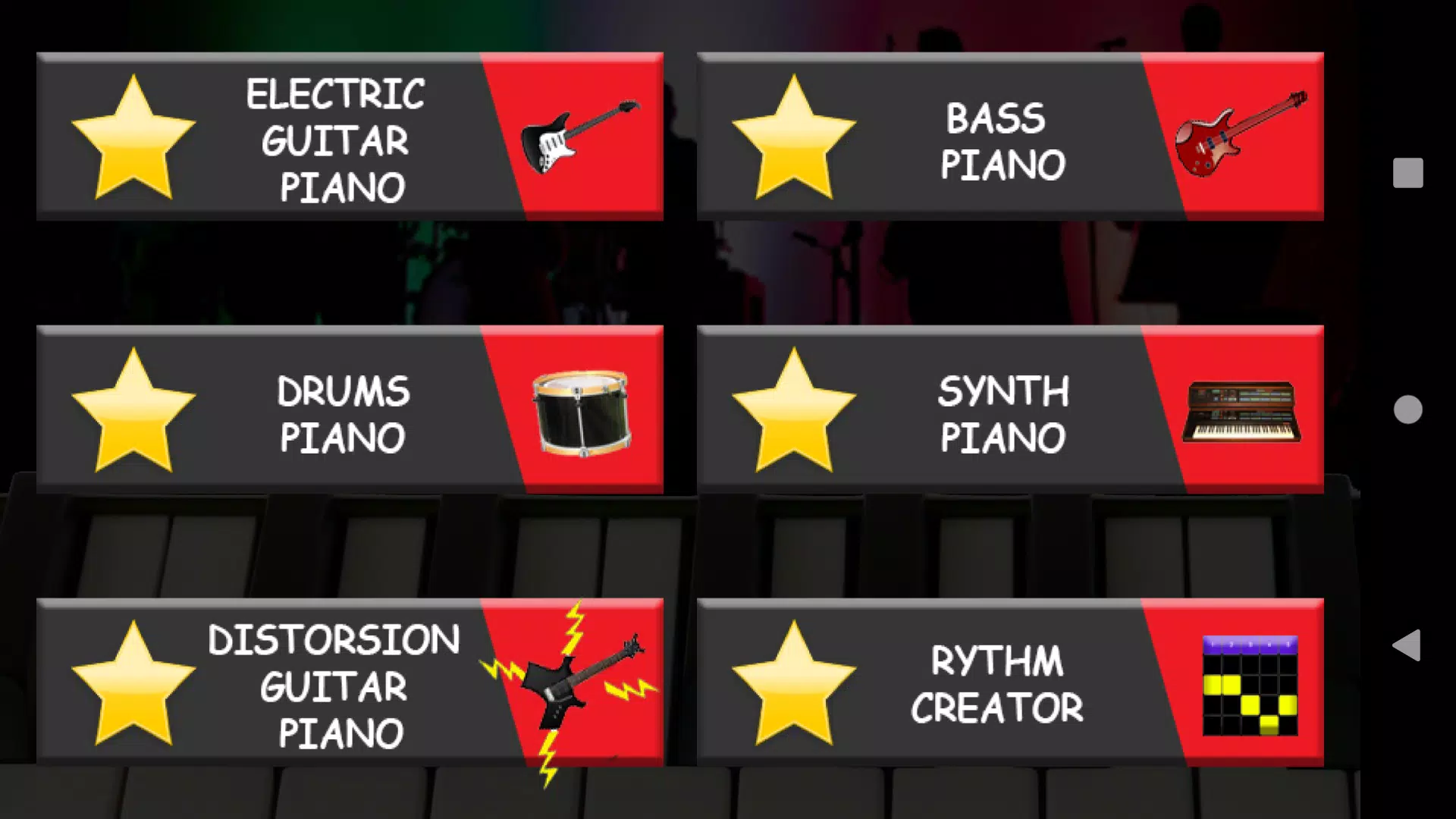 Band piano Captura de tela 2