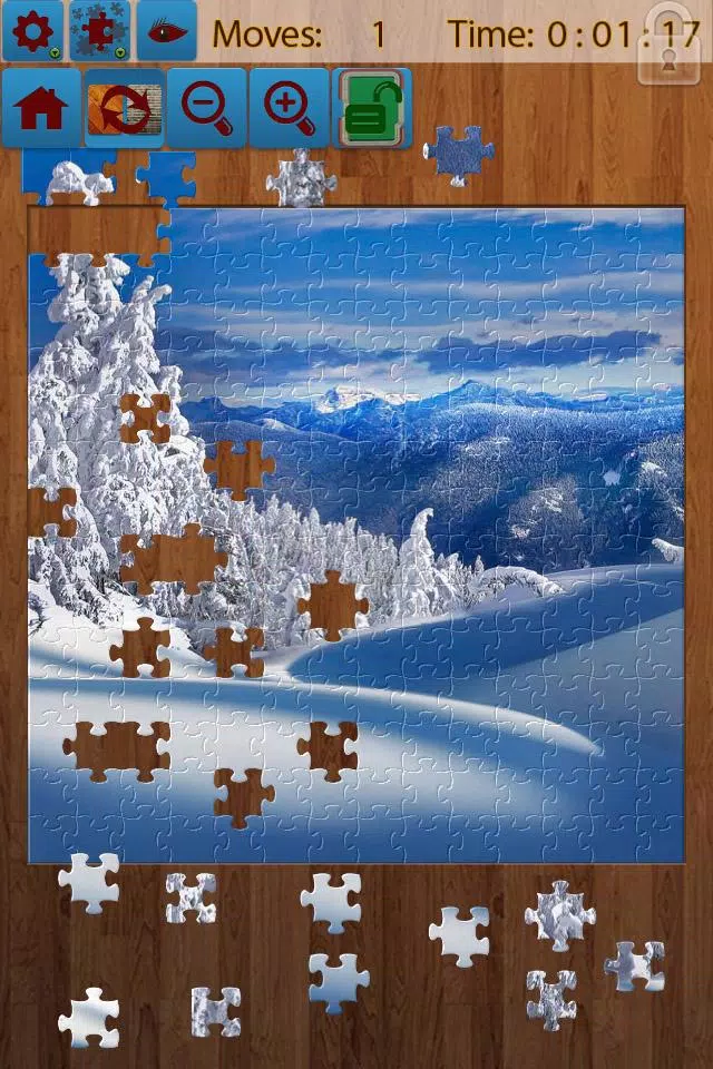 Schermata Snow Landscape Jigsaw Puzzles 1